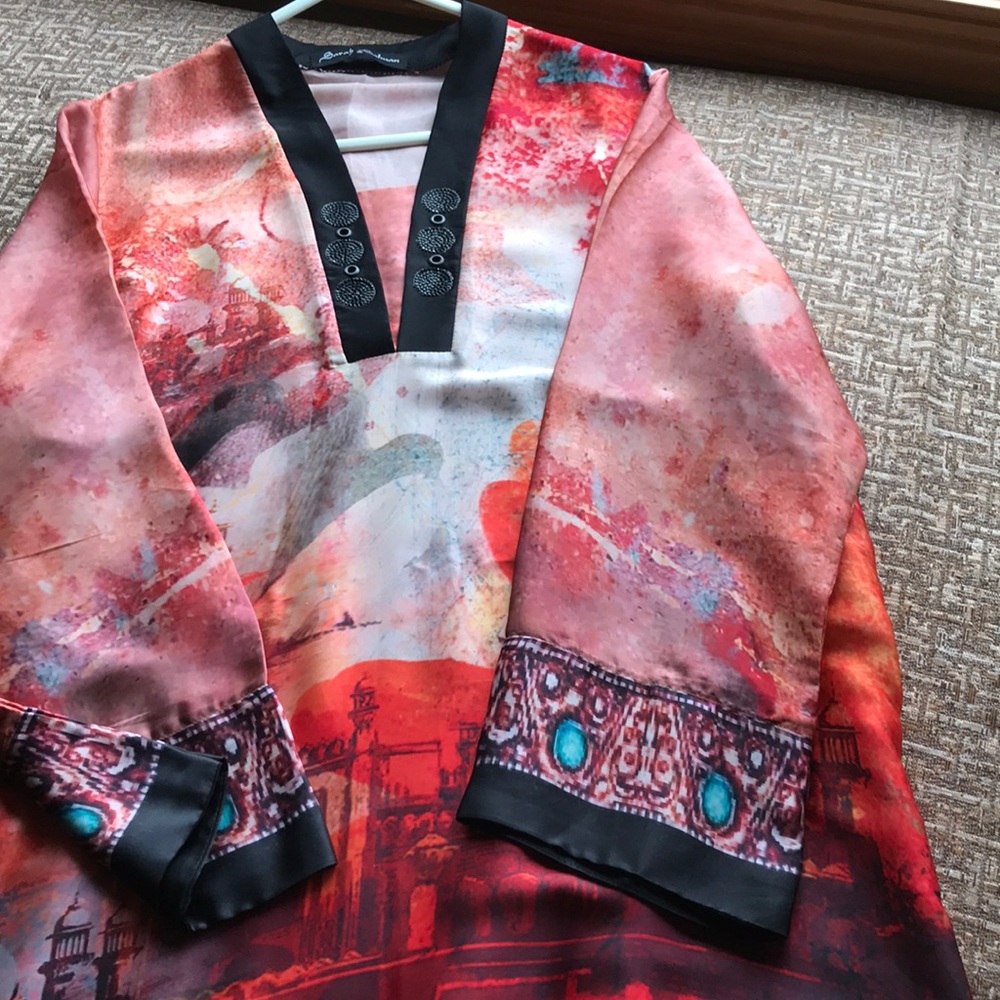 Silk shirt / top